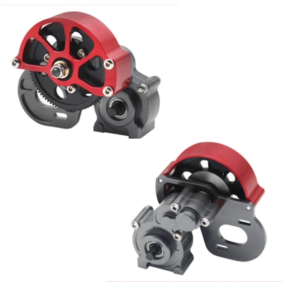 RC Car Transmission Case Gearbox Gear Upgrade Assembled for 1:10 SCX10 II 90047 - Image 4 of 4