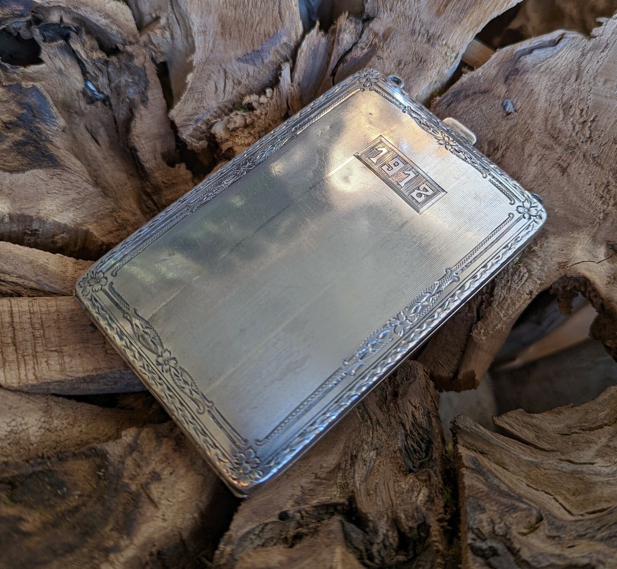 Antique Art Deco Sterling Silver Signed Watrous Compact Coin Case