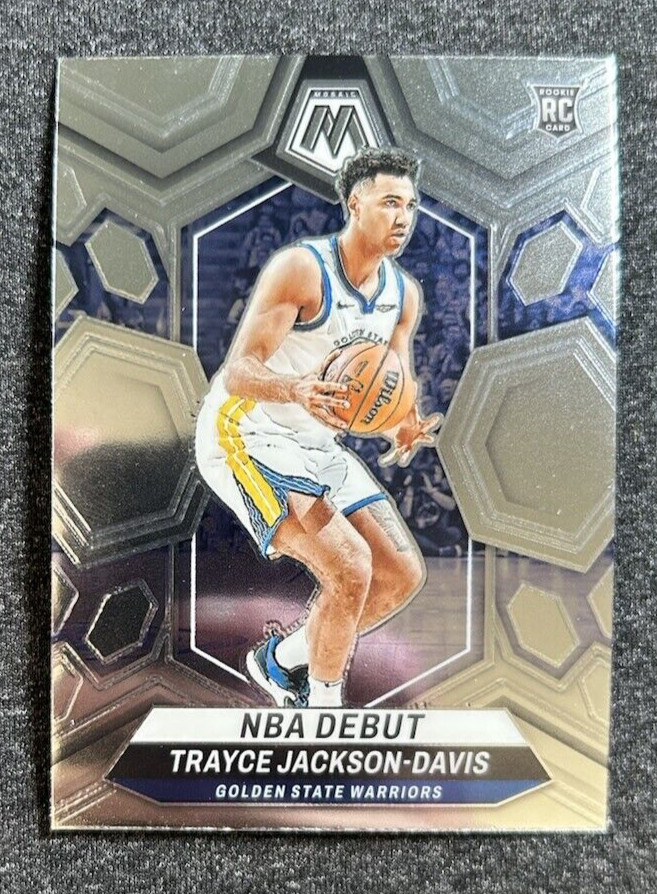 2023-24 Panini Mosaic Trayce Jackson-Davis Debut Rookie RC #254 GS Warriors