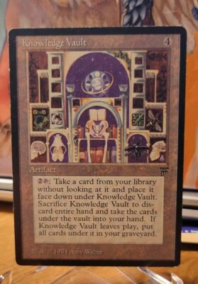 Mtg KNOWLEDGE VAULT EX/LP Legends Reserve List | eBay Mtg KNOWLEDGE VAULT EX/LP Legends Reserve List | eBay