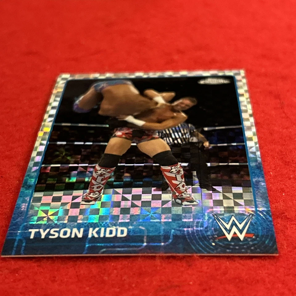 2015 Tyson Kidd Topps Chrome WWE #73 X-Fractor Parallel - Image 3 of 4
