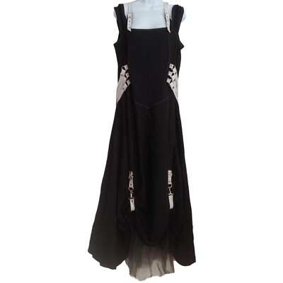 Lip Service Emo Goth Punk Rock Metal Witchy Vampire Maxi Dress Rare | eBay