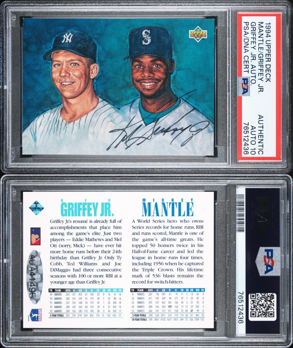PSA DNA 10 1994 Upper Deck Ken Griffey Jr. Autographed