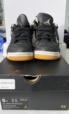 jordan 4 se laser black gum