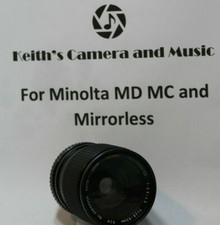 1 yr warranty Minolta MD Mount Sears 28-85mm f3.5 zoom lens film mirrorless