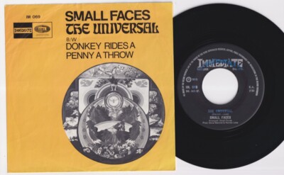 SMALL FACES * The Universal * 1968 MOD BEAT FREAKBEAT PSYCH * BELGIUM 45 *Listen