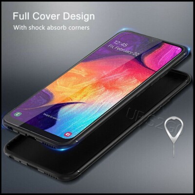 Flexible Slim Black Soft Silicone Protective Cover Case For Samsung Galaxy A70