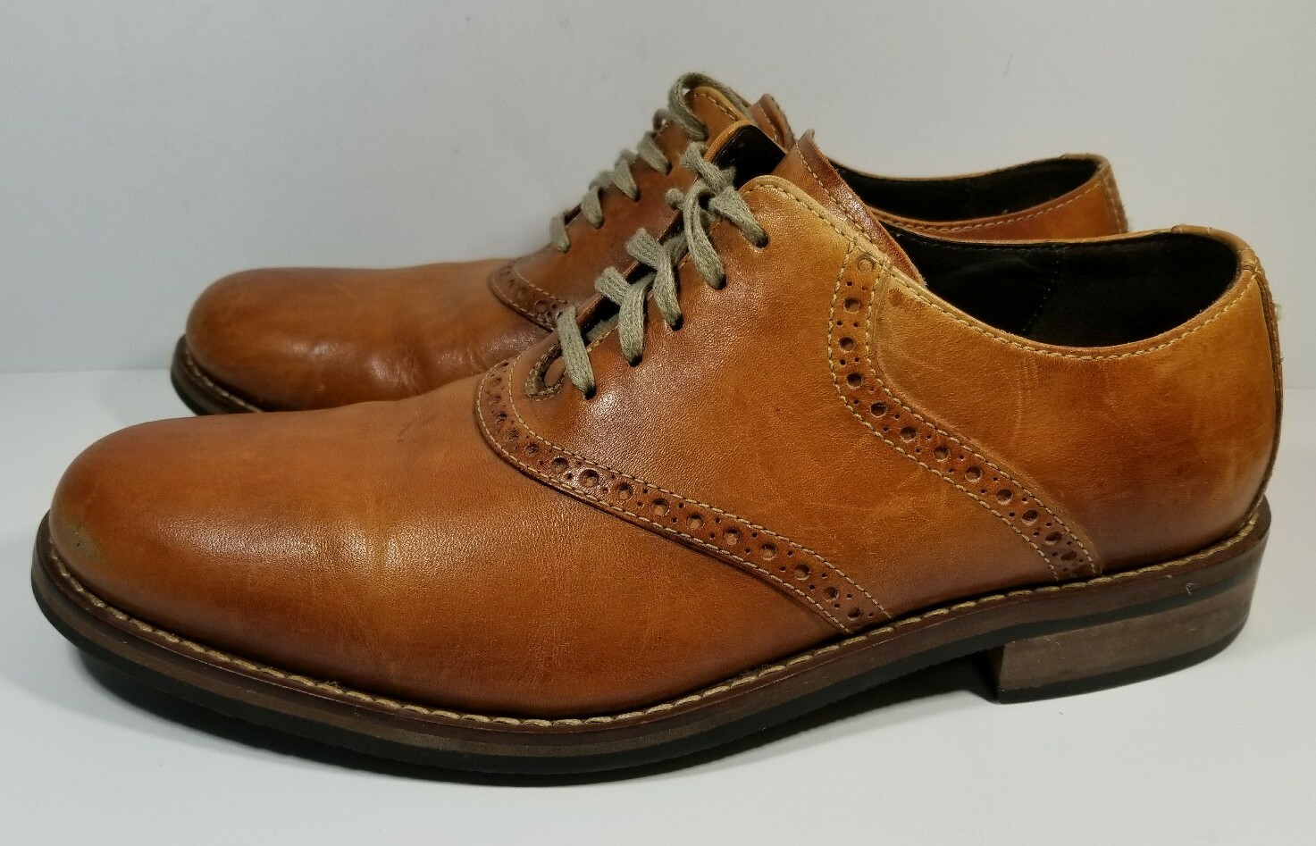 SAOLA Scarpe eleganti stringate da uomo Cole Haan Oxford in pelle marrone US 9 M C10509