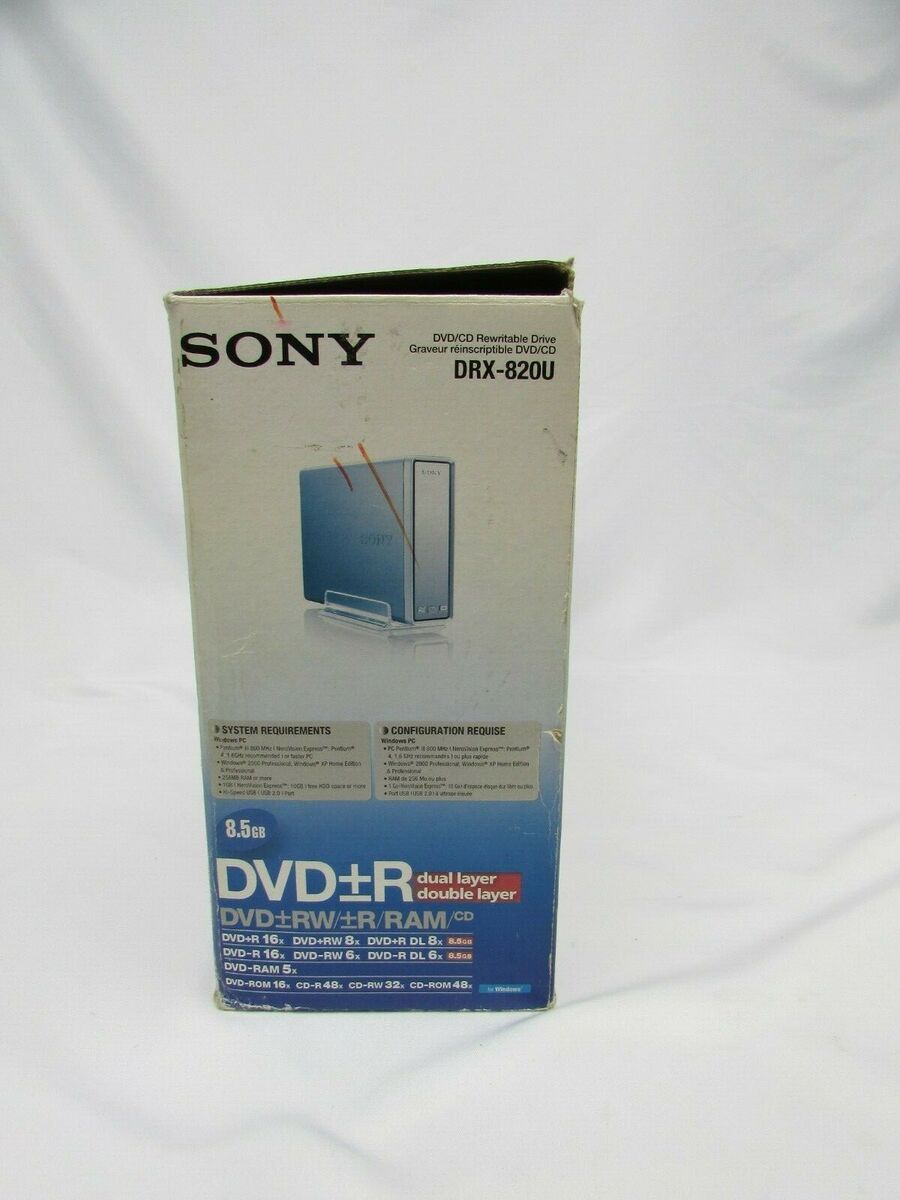 Sony DVD/CD Rewriteable Drive DRX-820U Double Layer Dual Sony DVD/CD Rewriteable Drive DRX-820U Double Layer Dual