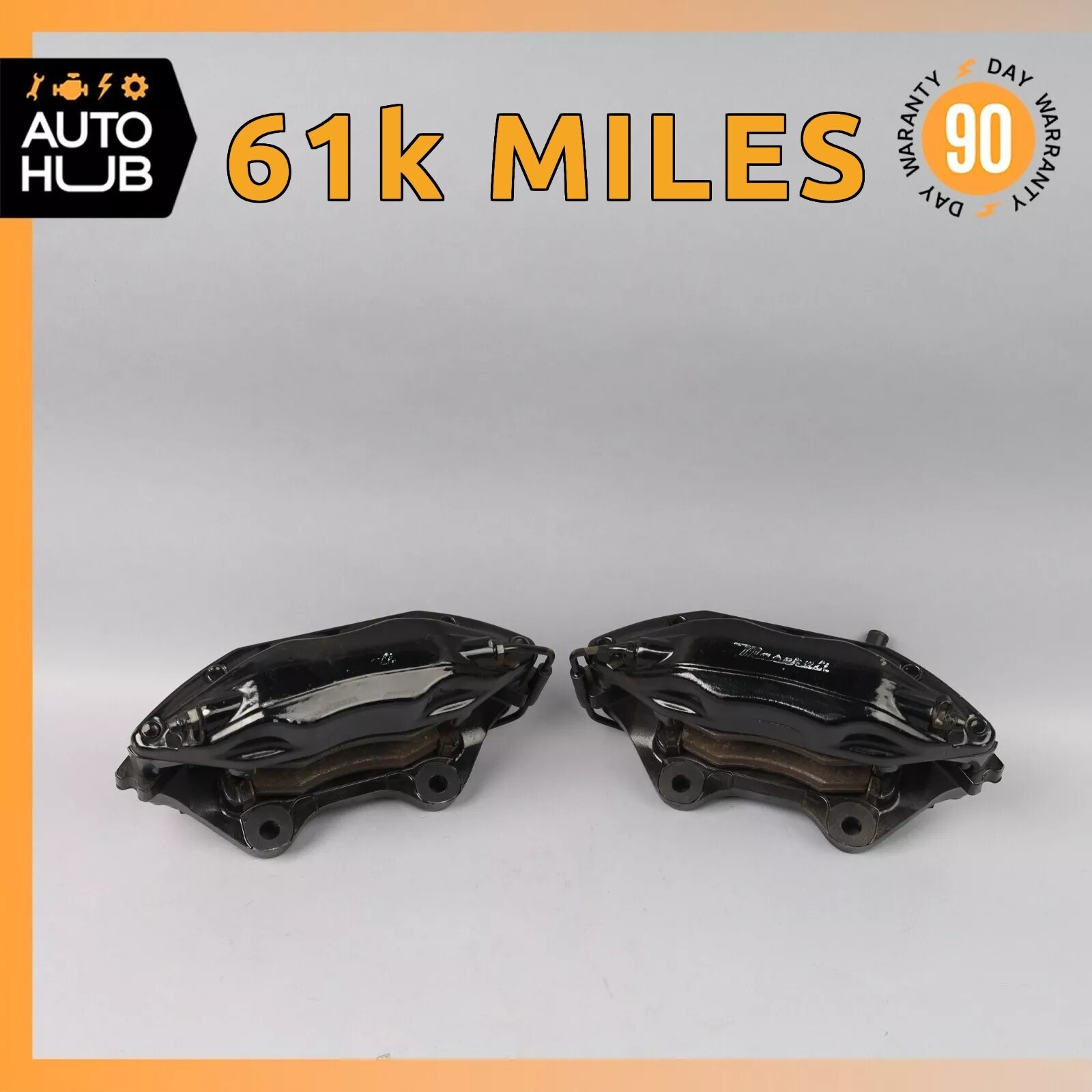 02-07 Maserati Spyder 4200 Front Left & Right Brake Caliper Calipers Set OEM 61k