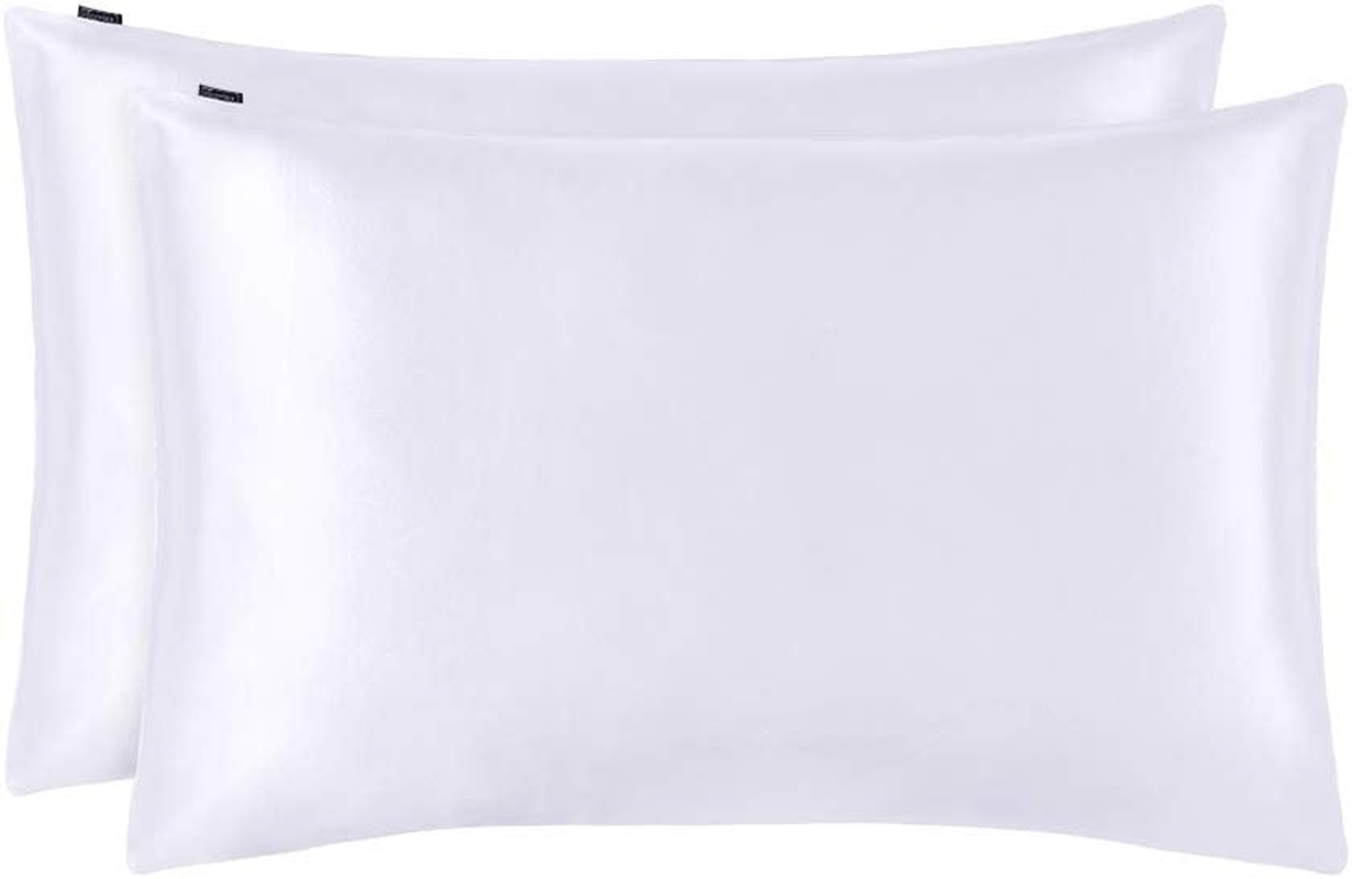 2Pc Silk Pillowcase Set Standard Luxury Both Sides Real 19 Momme Mulberry Charme-image