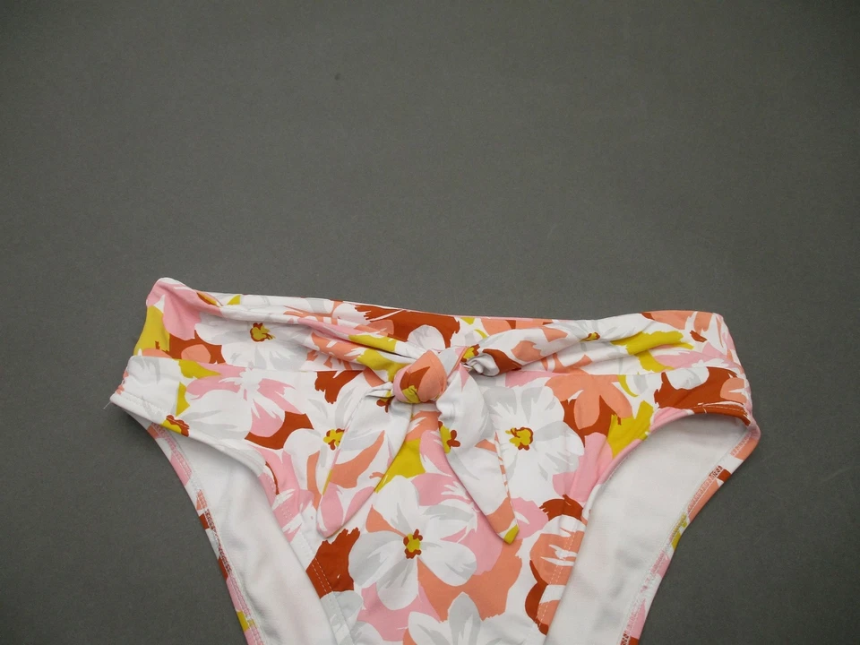 Xhilaration Talla M Mujer Rosa Floral Bikini Parte Inferior Traje de Baño 6H Foto 2 de 4