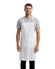Artisan Collection by Reprime RP154 Recycled Bib Apron With Pocket