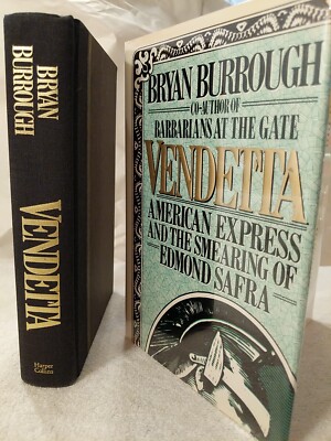  ️Signed VENDETTA by Bryan Burrough (1992) 1st/2nd + Custom Mylar ~ Vry Gd!!!