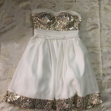 DELIA’S Homecoming dress prom dress party dress Off White Size 5