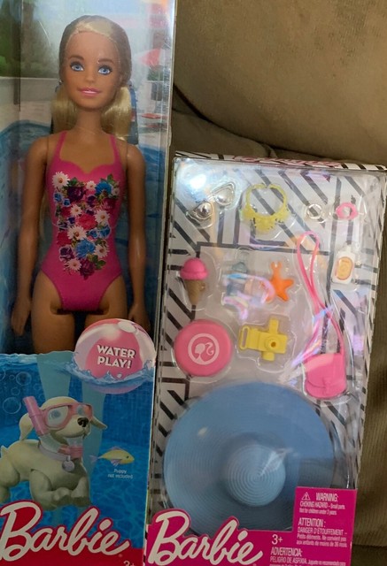 barbie doll beach accessories