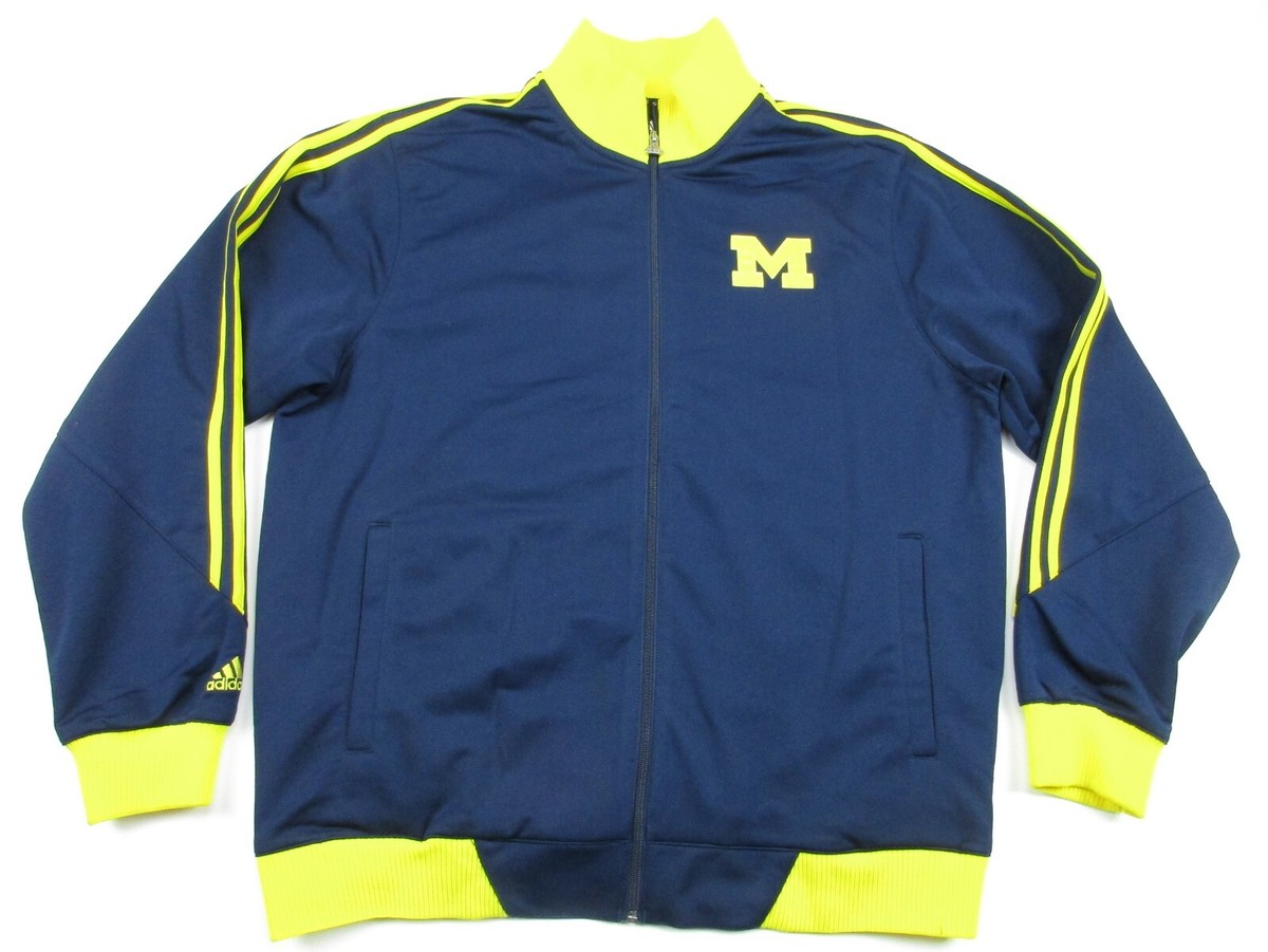 アディダストラックトップ⑨SST紺ミシガン大学 トラックジャケット