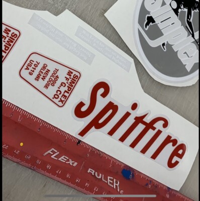 Hm Simplex Window Sticker Simplex Spitfire minibike mini bike decals sticker | eBay