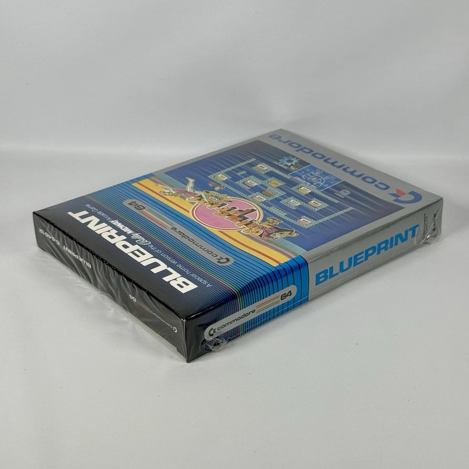 Blueprint Bally Midway Arcade Game Commodore C64 Cartridge 1983 CBM New Sealed - Image 3 of 4