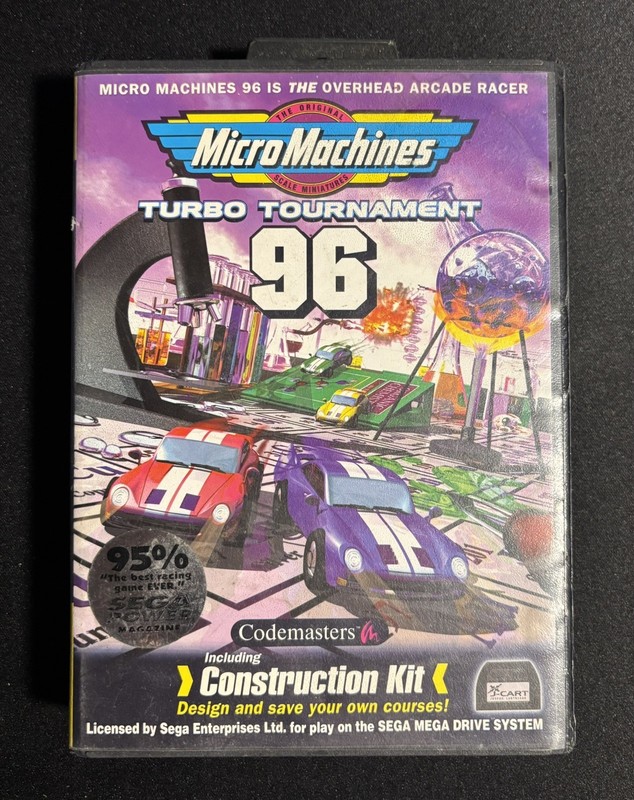 Micro Machines: Turbo Tournament 96 - SEGA Mega Drive - Complete in Box
