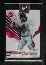 2024 Topps Pristine Pink Pulsar Refractor 4/15 Christian Walker #9 02v3