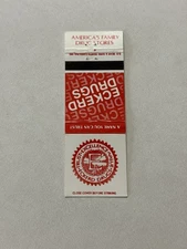 Eckerd Drug Stores Vintage Matchbook Cover 700