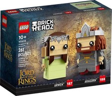 LEGO The Lord Of The Rings Brickheadz Aragorn & Arwen 40632 Brand New And Sealed