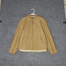 Vintage Oakbrook Sportswear Harrington Jacket Mens XL Tan Zip Up Sears