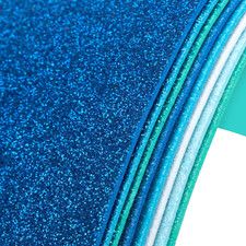 8 Pack Glitter Foam Sheets Craft 8 x 12 inch, 8 Colors Sparkles Foam Paper for A