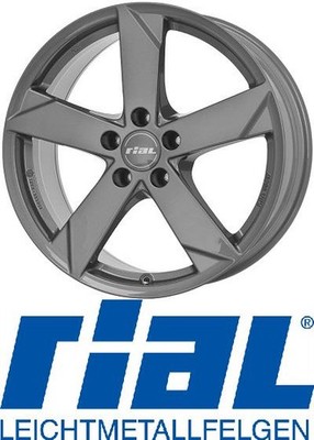 4x Rial Kodiak 7,5X17 5/112 ET38 Graphit