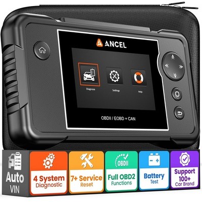 ANCEL FX2000 PRO OBD2-Autodiagnosescanner   4 Systeme 7 Resets & Fehlercodeleser