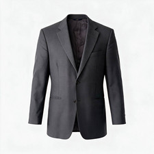 Brooks Brothers 346 Men  s Gray Pinstripe Wool Stretch 2pc Suit 2-Button 42L