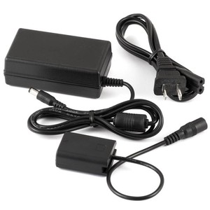 AC Adapter for Sony AC-PW20 NEX-3D NEX-7 A7 A7s NEX-5 DSC-RX10 NEX-F3 w/ coupler