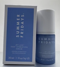 Summer Fridays Jet Lag Deep Hydration Serum 1 oz 30 ml Full Size NIB