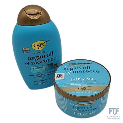 OGX - Coffret Soin Cheveux Huile d'Argan du Maroc - Shampoo fehlt