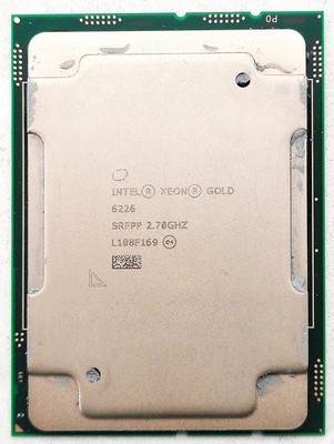 Lot of 10 INTEL XEON GOLD 6226 SRFPP 2.70GHZ 2ND GENERATION 12 CORE  PROCESSOR