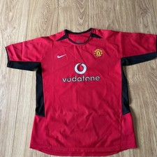 Manchester United Football Shirt Man Utd HOME Genuine Vintage XL
