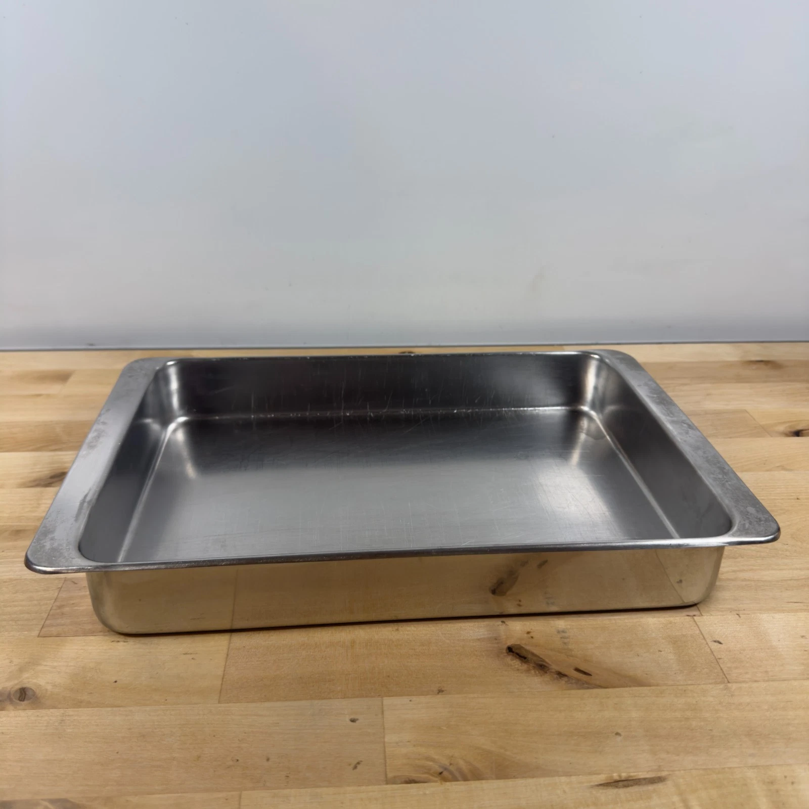Revere Ware 1801 Stainless Steel Baking Roasting Pan 2522 4 Quart 9" X 13" X 2"