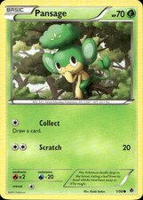 Pansage 1/98 Emerging Powers C NM Pokémon — English