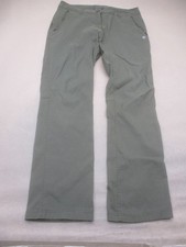 Craghoppers Size 8 Womens Green Straight Zips Pockets Button Outdoor Pants 800