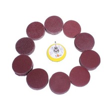 100 Pcs 50mm 40-400 Grit Sander Disc Polishing Paper With Padfor For Rotary Tool 0.23 per gallon