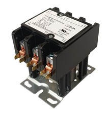 Definite Purpose Contactor, 3 Pole, 50 Amps, 24 Coil Voltage, C350A