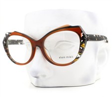 Alain Mikli Ancelina Eyeglasses A03136 001 Glasses Brown Mosaique 54mm No Case