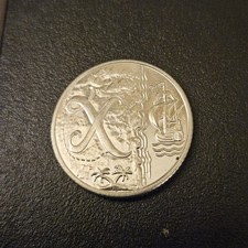 10p Alphabet "X" From The Royal Mint's 2019 A-Z Coin Collection. 