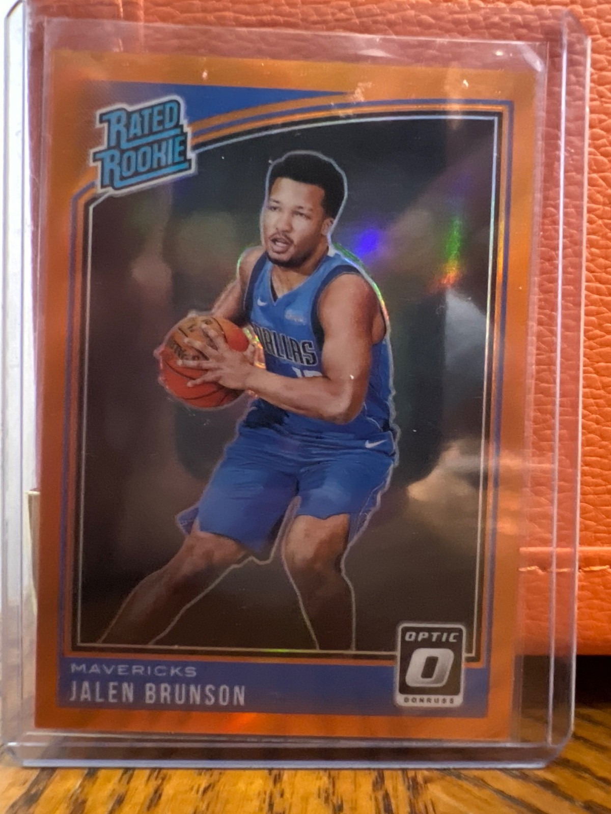 2018-19 Panini Donruss Optic - Rated Rookie Jalen Brunson #179 Orange Prizm /199