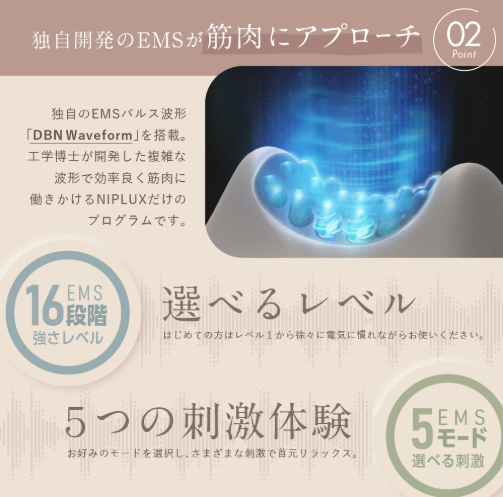 Industry's First EMS Neck Pillow Straight Neck NIPLUX NECK PREMS