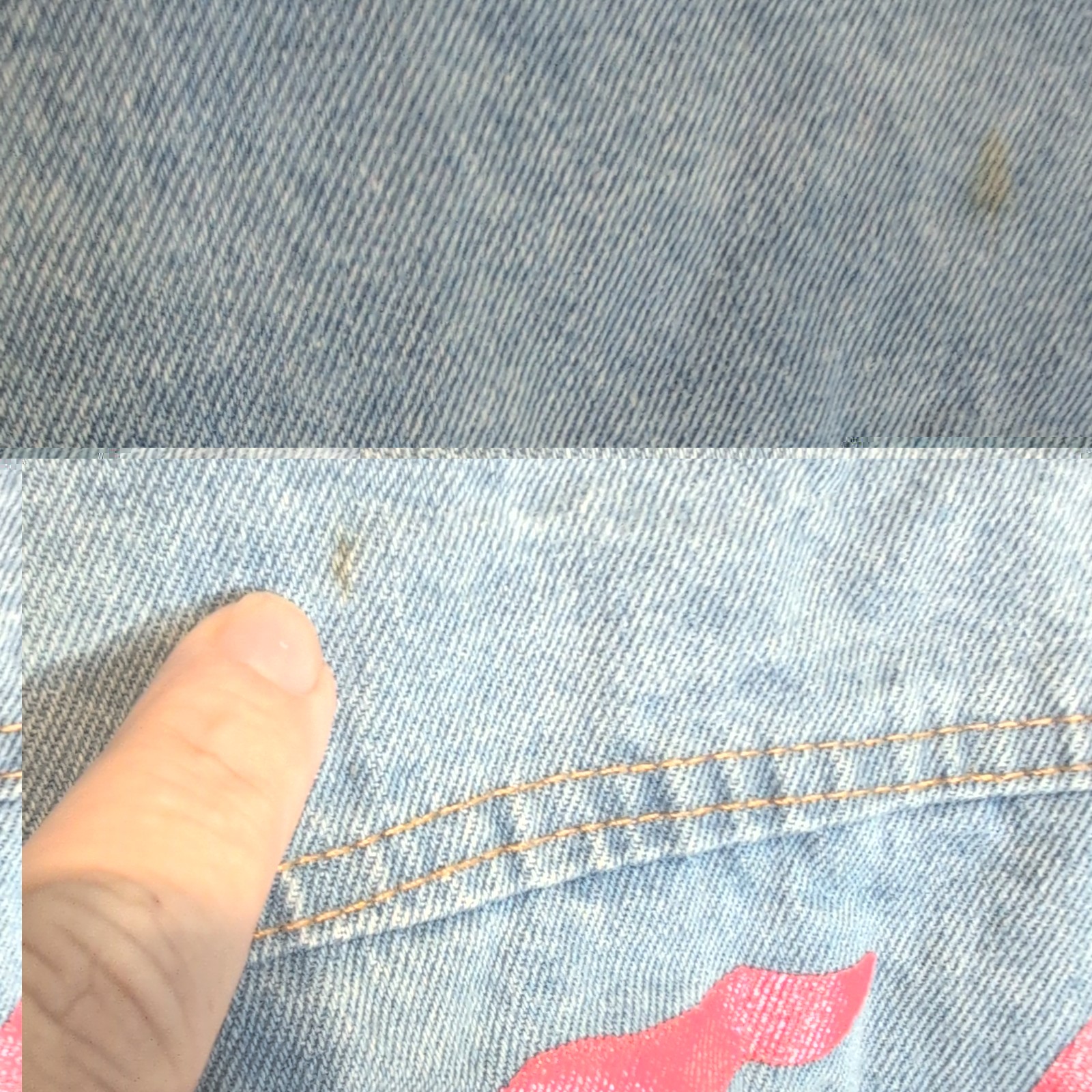 Kanye West Life Of Pablo Tour Jacket Denim Seven7 Jean Wash   Size XL image 5