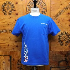 Pre-Owned Chrome Hearts PPO SPACE Graphic print T-shirt Blue SizeL size