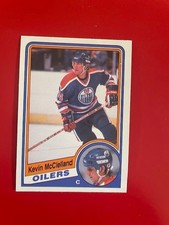 1984-85 O-Pee-Chee OPC Set Break #253 Kevin McClelland RC - Edmonton Oilers NRMT