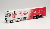 Herpa 312950 - 1/87 Scania Cs 20 Hd KüHlkoffer-Sattelzug „Heide Logistik